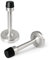 4 Inch Long Door Stop, Brushed Nickel Stopper for Skirtings, Stainless Steel Wall Mounted