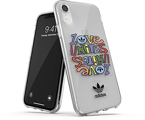 adidas Phone Case Designed for iPhone XR, Drop Tested Cases, Shockproof Raised Edges, Originals Protective Cover, Pride Inspired Design