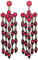 Desconocido PENDIENTE FLAMENCA SEÑORA (FUCSIA)