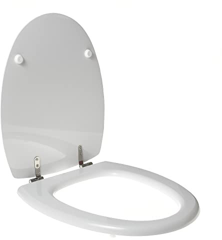 Copriwater dedicato per DOLOMITE NOVELLA legno POLIESTERE pregiato cerniera inox