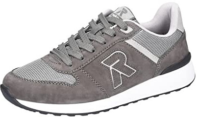 Rieker Herren Sneaker Low 07601 Grau 40