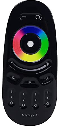 LIGHTEU®, Miboxer Color 4 Zone RGBW Dimmbare 2,4 GHz RF Fernbedienung, FUT096-B