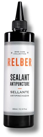 relber - Sellante Liquido Antipinchazos Bicicleta | Liquido Tubeless MTB - Gravel - CICLOCROSS - Carretera | Repara Pinchazos Bicicleta | Liquido Sellante Tubeless o Cámaras de Aire Bicicletas
