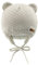 SEYUFN Babymütze, für Jungen und Mädchen, gestrickte Hündchen für Babys und Kleinkinder, mit Fleece-Futter, 0-36 Monate(Aprikose,0-6 Monate)
