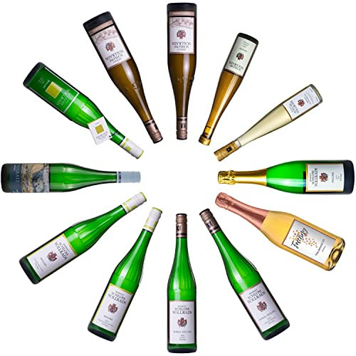 SCHLOSS VOLLRADS - Exquisites Riesling Probierpaket Set mit 12 verschiedenen Weißweinen von Weingut Schloss Vollrads, Qualitätsweine aus dem Rheingau, Degustations Maxi Paket, 8.225l