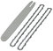 JNJOOD Guide de tronçonneuse 35,6 cm avec 2 chaînes pour 017 MS170 MS171 MS170/MS180/MS230/MS250 types d'acier