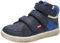 Kickers Lohan, Scarpe da Ginnastica Unisex-Bambini, Blu Bianco Marino, 25 EU