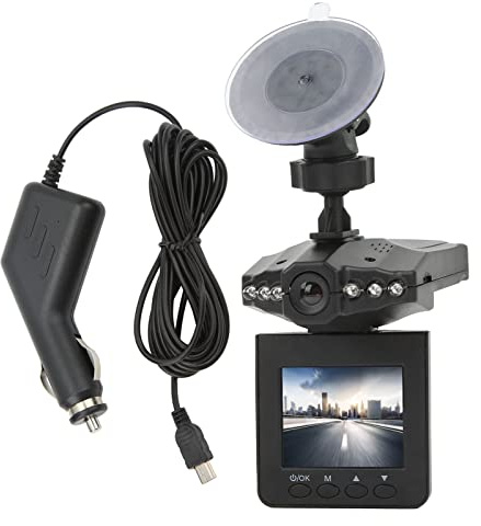 Auto Cam 1080P HD Dash Cam mit Infrarot-Nachtsicht, 120 ° Weitwinkel-Objektiv Auto-Kamera mit 2,5 in Farbe Display Auto Video Recorder für den Außenbereich, Dash-Kamera für Autos,