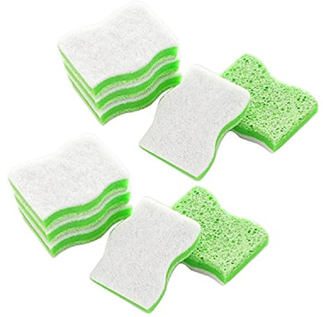 Creativity Magic-Esponja para lavar platos fuerte, esponja de pulpa de madera comprimida, herramientas de limpieza para cocina, baño, esponjas para lavar platos, fregadero, cocina natural