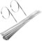 MaxAwe 50Stk Edelstahl Kabelbinder 700 x 10 mm, Metall Kabelbinder Selbstsichernde, Abnehmbar Rostfrei Stahlband, Mehrzweck Metalkabelbinder für Hitzeschutzband Gartenpflege