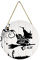 Türdeko Haustür Willkommensschild türkranz Herbst Halloween Feiertag Girlande Dekoration Kranz Halloween Deko Party Totenkopf Spinnen Anhänger für Haus Garten Spukhaus Dekoration (C, One Size)