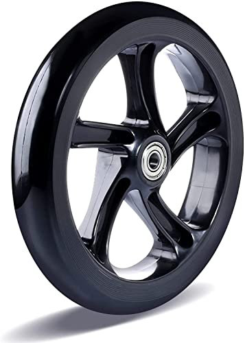 LekLai Wheelchair Replacement Wheel,7 X 1 Non-Slip Front Wheelchair Wheel Replacement Wheel Puncture Prooffits Some Other Manual Wheelchairs for Wheelbarrows/2Pc