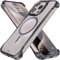 REBEL iPhone 15 Pro Max Clear Case [Frosted Flex Series] Exposed Sides for Comfort, Strong MagSafe Compatible, Matte Texture, Protective Shockproof, Upgraded Frameless Cover for 6.7 Inch Phone 2023
