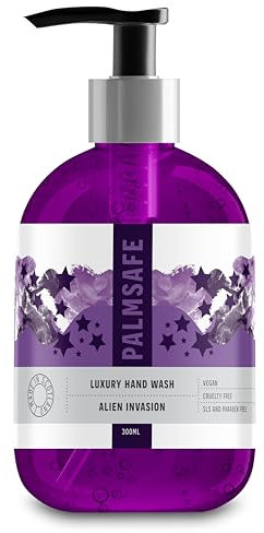 Palmsafe Alien Luxury Hand Wash Soothing Hand Cleanser Hydrates Sensitive or Irritated Skin - Natural Bioactives to Nourish and Moisturise Vegan-friendly