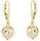 SOFIA MILANI - Damen Ohrringe 925 Silber - vergoldet/golden & mit Zirkonia Steinen - Kugel Zirkonia Ohrhänger - E2418