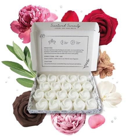 Jo Malone Collection 2 Inspired Wax Melts| Strong Scented| 20 Pack| Luxury Gift Set Wax Melts| Over 96 Hrs Burn Time Per Box| Pet Friendly| Eco Friendly…