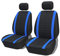 FELEA 2 Stücke Sitzbezüge Auto Schonbezüge Universal, für Sko-da Kamiq Karoq Kodiaq Octavia Rapid Scala Yeti Superb Autositzbezüge Autozubehör Innenraum,C-Blue