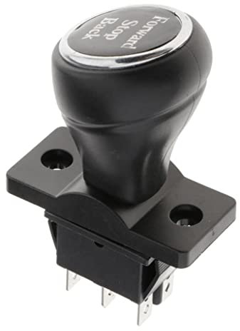 Generic Children Car Putter Joystick Switch 6Pin 3Position Black with Baffle