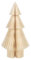 Logbuch-Verlag Papierbaum Baum Weihnachtsbaum weiß Creme Weihnachtsdekoration Geschenk zum Falten mit Magnet Scandi Hygge 30 x 15 cm