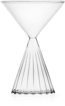 Ichendorf Milano Verre à Martini, collection Tutu, 15 cl, verre borosilicate, fait à la main