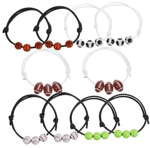 Women's Jewelry 20 PCs Handgelenk Fans liefern Mode Schmuckbällchen Chic Bracelets Ball Themeed Sports Bracelet Necklace