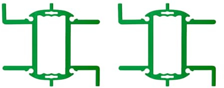 Ldabrye Haltbarkeit H Förmige Schlauchaufroller Organizer Für Outdoor Hof Werkzeuge Lagerung Von ABS Materialien 100 Fuß Kapazität Stabiler ABS Schlauchhalter