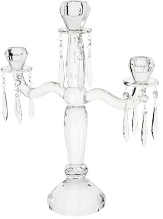Villeroy & Boch Retro Accessories Leuchter 3-armig, 41,4 cm, Glas, Klar