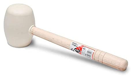 RUBI 65913 Maza de goma, Blanco, 500 g