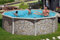 MyPool Rundbecken-Poolset Feeling Ø 350 x 120 cm in Steinoptik mit Sandfilteranlage