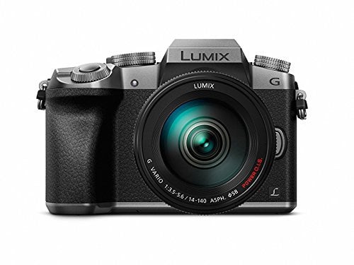 Panasonic DMC-G70HEG-S LUMIX Systemkamera (16 Megapixel, 4K Video, 7,5 cm (3 Zoll) Touchscreen, WiFi) mit Objektiv G 14-140mm/F3,5-5,6 Power OIS silber