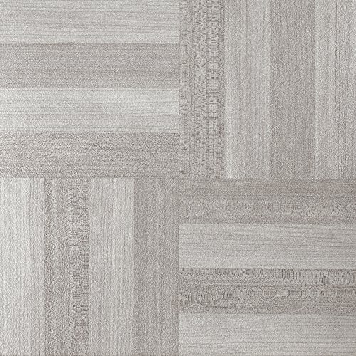 Nexus Self Adhesive 12-Inch Vinyl Floor Tiles, 20 Tiles - 12 x 12, Ash Grey Wood Pattern - Peel & Stick, DIY Flooring for Kitchen, Dining Room, Bedrooms & Bathrooms by Achim Home Decor