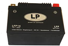 Accossato ML LFP14-1797 Batteria al Litio per Yamaha XTZ 750, H, N Sup. Tenere, 750, (1989-1997)