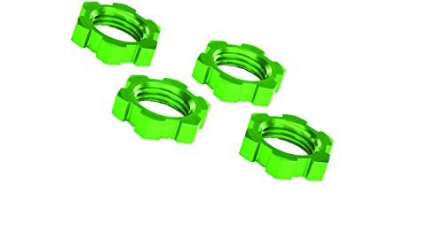 Traxxas 7758r XMAXX Radmuttern 17 mm Aluminium grün green