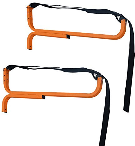 RAD Sportz 1232 Level Canoe Hanger Kayak Rack and Stand-Up Paddle Board Holder Orange