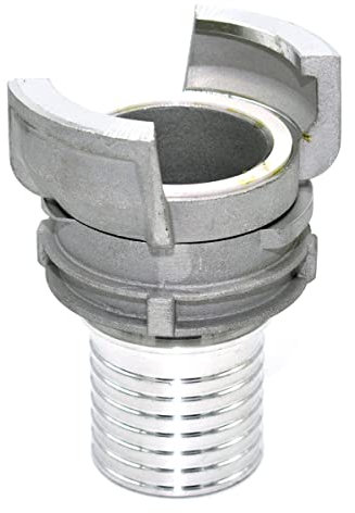 Demi raccord symétrique Guillemin, pompier, à douille annelée réduite à collerette - DN 80 x 76mm