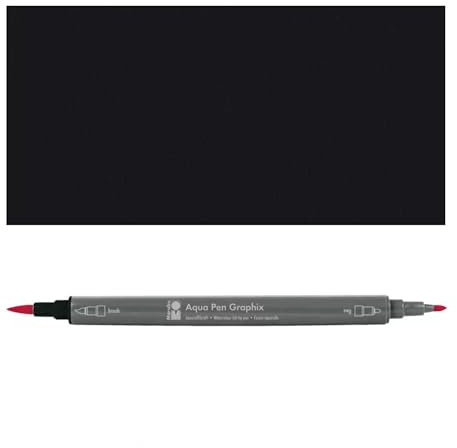 CREATIV DISCOUNT® NEU Marabu Aqua Pen Graphix Filzstift, Schwarz