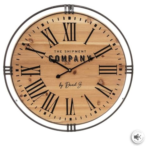 Atmosphera – Wanduhr Kolonial Metall & Holz D58 cm
