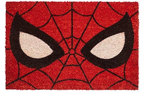 Grupo Erik Kokosmatte Fußmatte Marvel Spiderman Eyes - Schmutzfangmatte 40x60 cm - Fussmatte Lustig - Türmatte Innen