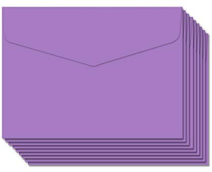 BLUGUL 50 Stück Mini Umschlag, 115x82mm, Geschenkkarte Umschlag, für Partyeinladungen Hochzeit Geburtstag Geschenk Grußkarten, Lila