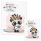 U Heft Hülle Set, Uheft Hülle & Impfpass Hülle Waldtiere, (Uheft Set personalisiert, Panda)