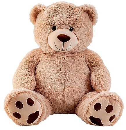Lifestyle & More Gros Nounours Ours en Peluche XXL 100 cm Gros Doudou velouté - pour Aimer