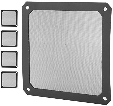 5 Pcs 120 * 120mm Filtre À Poussière Ordinateur Ventilateur Filtre Refroidisseur Pour PC Ordinateur, Cas De Maille Magnétique Refroidisseur Ventilateur Antipoussière Filtre Couvercle Grille Pour PC