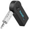 BodyPlus Bluetooth 3.0 Reciever, Car Wireless Mini Bluetooth Music Receiver Handsfree Calls - 3.5mm Aux Stereo Output with Built-in Microphone for Home Stereo, Car, Headphones, Speakers
