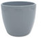 DARO DEKO Blumen-Topf rund Keramik Übertopf Ø 32 x 27cm grau