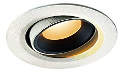 SLV Deckeneinbauleuchte NUMINOS MOVE XS / LED Spot, Fluter, Deckenstrahler, Deckenleuchte, Einbau-Leuchte, Innen-Beleuchtung / 2700K 7W 640lm weiß 20Grad