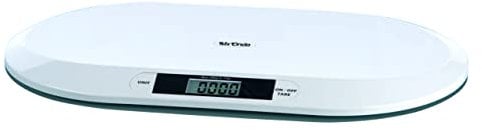 Báscula Digital de Bebé con Pantalla LCD y Precisión para Ninos desde Nacimiento hasta 20kg con Función Tara