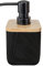 Kleine Wolke Seifenspender Crossover, Accessoires, Farbe Schwarz, Material: Polyresin, Bambus, Länge 7,8 x Breite 7,8 x Höhe 15 cm