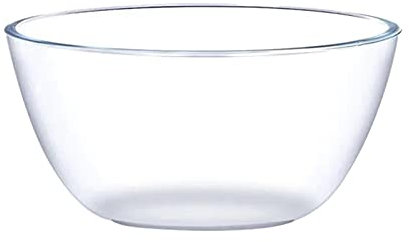 IXART Glasschüssel/Salatschüssel Glasschüsseln Transparent Make Nudeln Becken Glas Mischschale Ei Schlagen Glasschüssel Salat Obst Container Küchenzubehör Knabberschale
