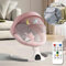 Adjustable Height Baby Swings for Infants to Toddler-Electric Bluetooth Infant Swing with Remote Control, Rocker with 5 Speeds, 5-Point Harness,3 Seat Positions,12 Preset Lullabies (Pink)