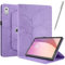 Netany Funda para Lenovo Tab M9 2023 con lápiz Capacitivo, Piel sintética con Tapa función Atril Soporte para lápiz Árbol de La Vida Funda - Púrpura